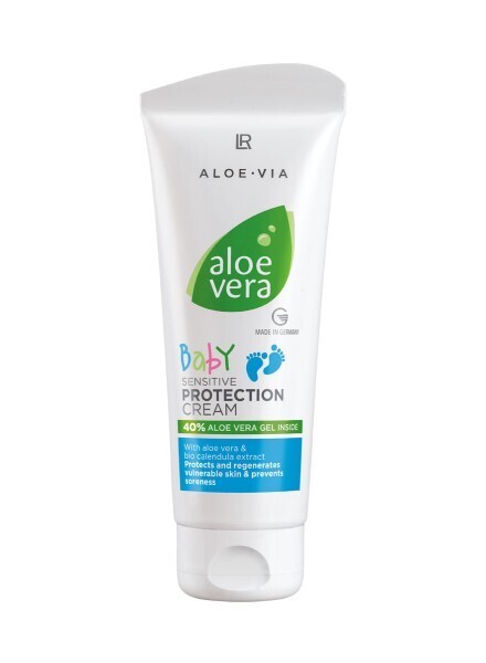 Baby Sensitive Κρέμα Προστασίας από Ερεθισμούς με 40% gel Aloe Vera, καλέντουλα, ψευδάργυρο και πανθενόλη - Για το μωρό
