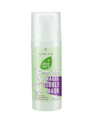 Magic Bubble Mask Προσώπου με Aloe Vera, τζίντζερ και Moringa