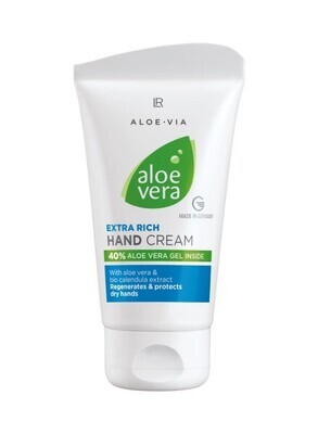 Ιδιαίτερα Πλούσια Κρέμα Χεριών με 40% Aloe Vera και καλεντούλα Ιδιαίτερα Πλούσια Κρέμα Χεριών με 40% Aloe Vera και καλεντούλα