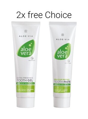 Aloe Vera Σετ Οδοντόκρεμα 2 τεμ. ελεύθερη επιλογή