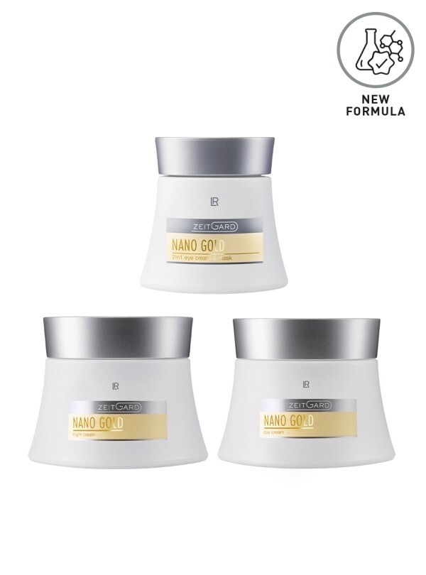 Nanogold Σετ - Κρέμα Ημέρας &amp; Νυκτός + ΔΩΡΟ Κρέμα 2 σε 1 Ματιών &amp; Μάσκα