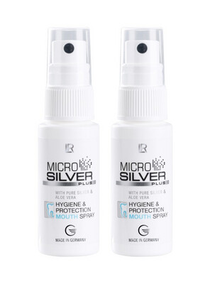 LR MICROSILVER PLUS Σπρέι Στόματος Σετ 2τεμ