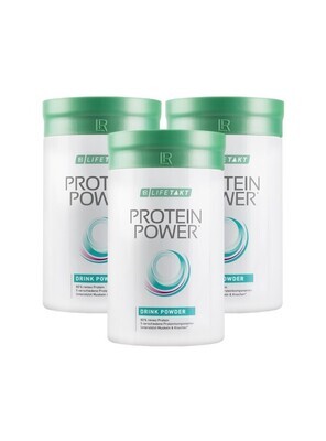 Protein Power Pόφημα σε Σκόνη με Γεύση Βανίλια Σετ 3 τεμ