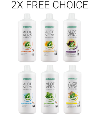 Aloe Vera Drinking Gel Σετ 2 τεμ. Επιλογής - 6 γεύσεις Aloe Vera Drinking Gel Σετ 2 τεμ. Επιλογής - 6 γεύσεις