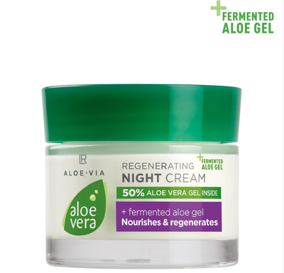 Aloe Vera Fermented - Αναπλαστική Κρέμα Προσώπου Νυκτός με 50% Aloe Vera Aloe Vera Fermented - Αναπλαστική Κρέμα Προσώπου Νυκτός με 50% Aloe Vera