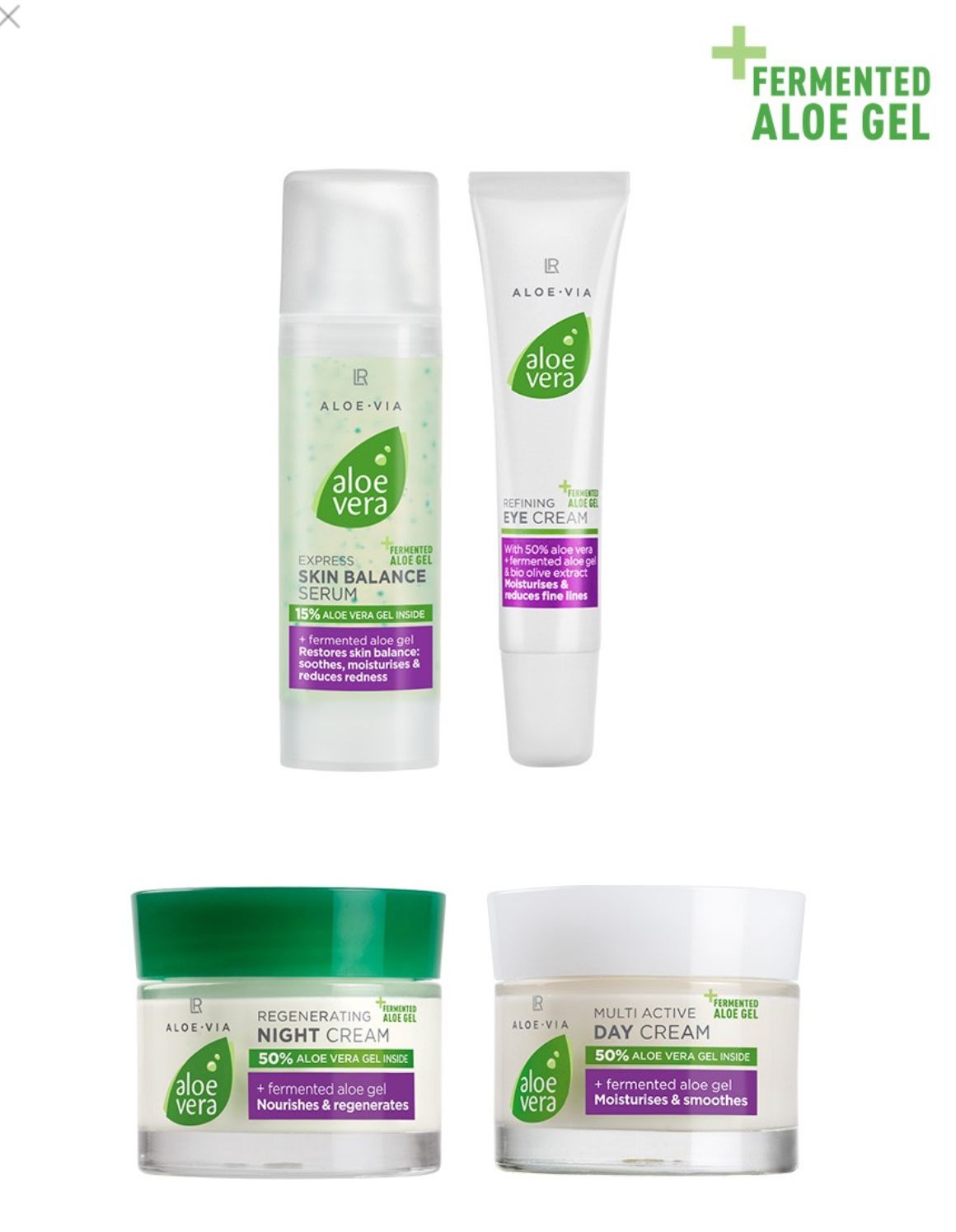 Aloe Vera Fermented - Σετ Περιποίησης Προσώπου με 50% Aloe Vera