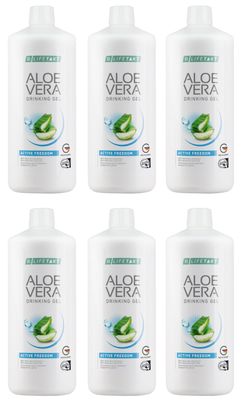 Aloe Vera Drinking Gel Active Freedom 6000ml Σετ 6 τεμ - Χυμός Αλόη Πόσιμη Μυοσκελετικό