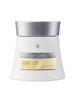 Nanogold 2 σε 1 Κρέμα Ματιών &amp; Μάσκα με σωματίδια χρυσού και μεταξιού - Για την παραγωγή κολλαγόνου, για ορατή μείωση των μαύρων κύκλων και το πρήξιμο κάτω από τα μάτια