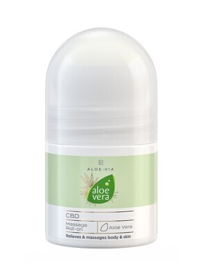 Χαλαρωτικό Roll-on με 20% Aloe Vera, βιολογικό έλαιο σπόρων Sativa, CBD κουρκουμά και λιβάνι - Για Μασάζ με Hot-Cold Complex σε πονεμένα σημεία