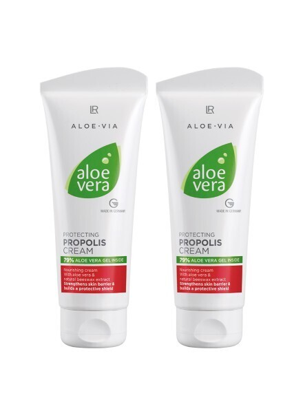 Aloe Vera Προστατευτική Κρέμα με Πρόπολη Σετ 2 τεμ.
