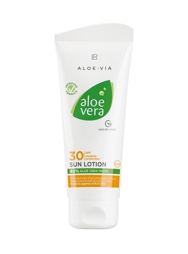 Αντηλιακό Λοσιόν SPF 30 με 40% Aloe Vera UVA &amp; UVB υφή Dry-Touch