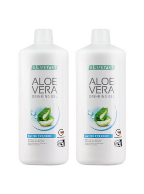 Aloe Vera Drinking Gel Active Freedom Σετ 2000ml 2 τεμ + ΔΩΡΟ Aloe Vera Fermented Κρέμα-Gel Άμεσης Δράσης