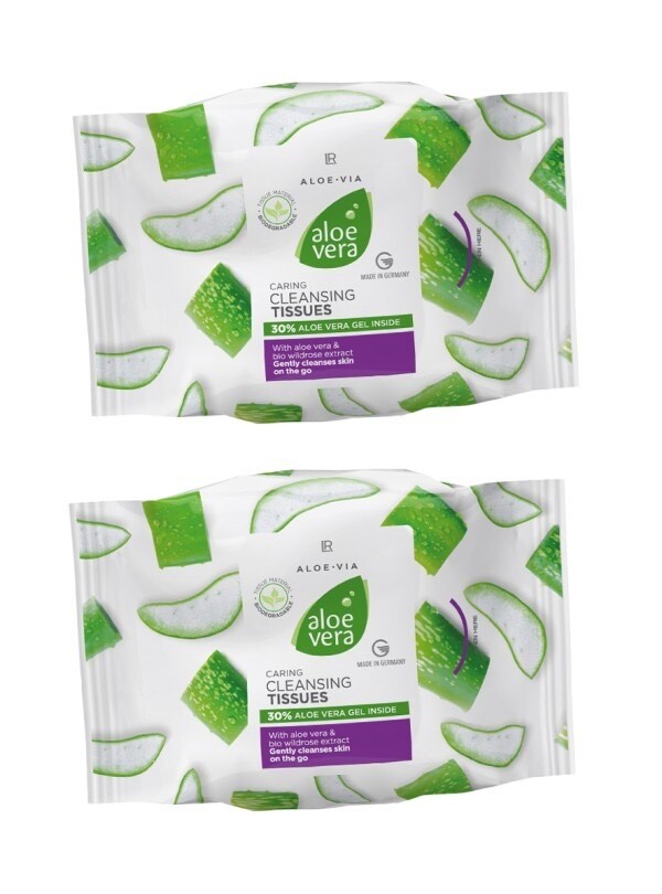 Aloe Vera Περιποιητικά Μαντηλάκια Καθαρισμού Σετ 1+1