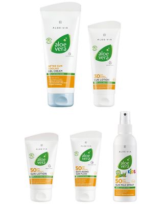 Ολοκληρωμένο Σετ Αντηλιακής Προστασίας με 70% Aloe Vera