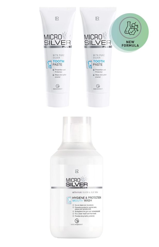 LR MICROSILVER PLUS Σετ Στοματικής Περιποίησης