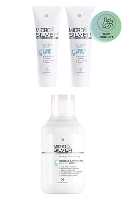 LR MICROSILVER PLUS Σετ Στοματικής Περιποίησης