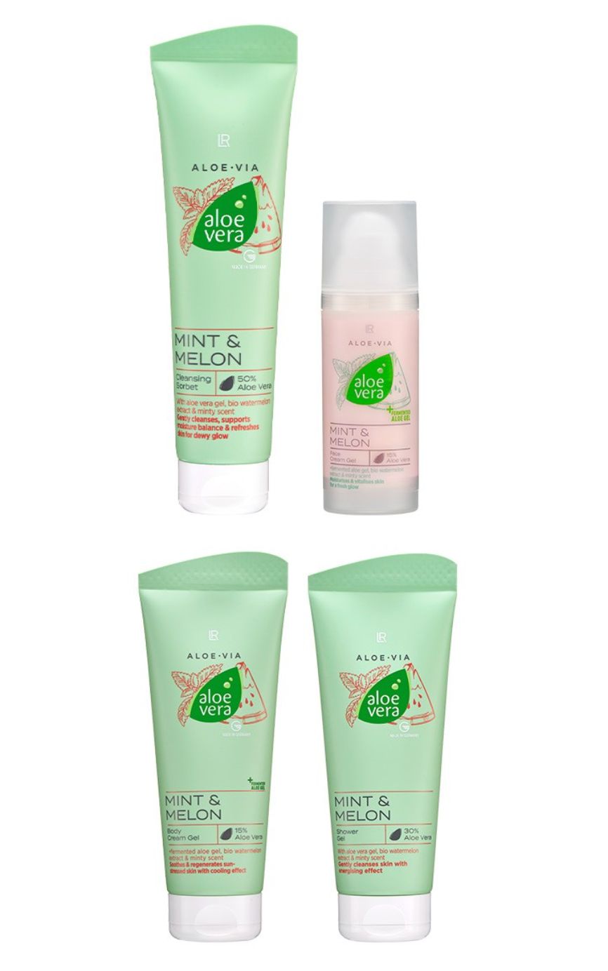 Aloe Vera Mint &amp; Melon Σετ Περιποίησης