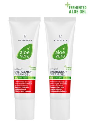 Aloe Vera Fermented Κρέμα-Gel Άμεσης Δράσης - Σετ 2 τεμ.