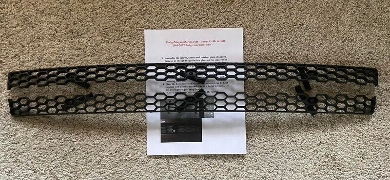 Srt style 2.0 lower grille two piece