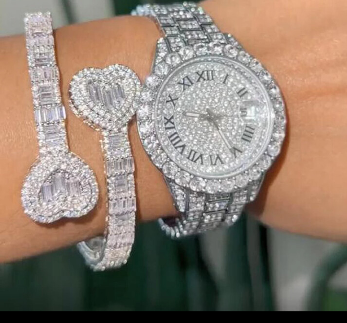 Ez silver  heart bracelet