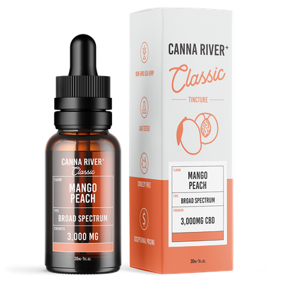 Canna River CBD Tincture Classic Broad Spectrum 