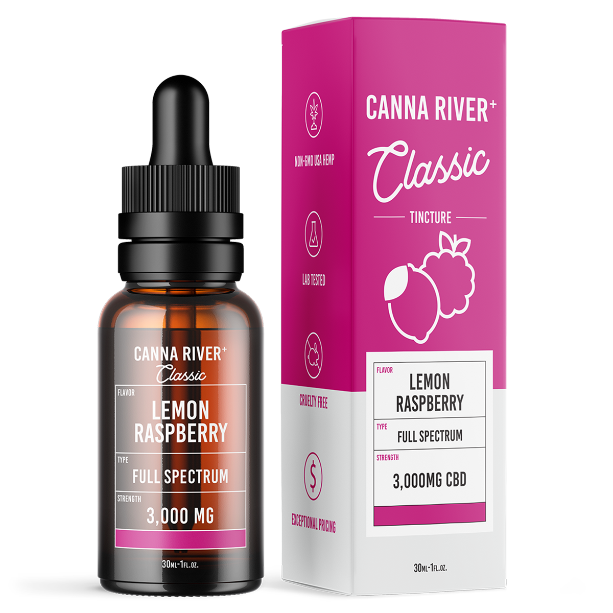 Canna River CBD Tincture Classic Broad Spectrum