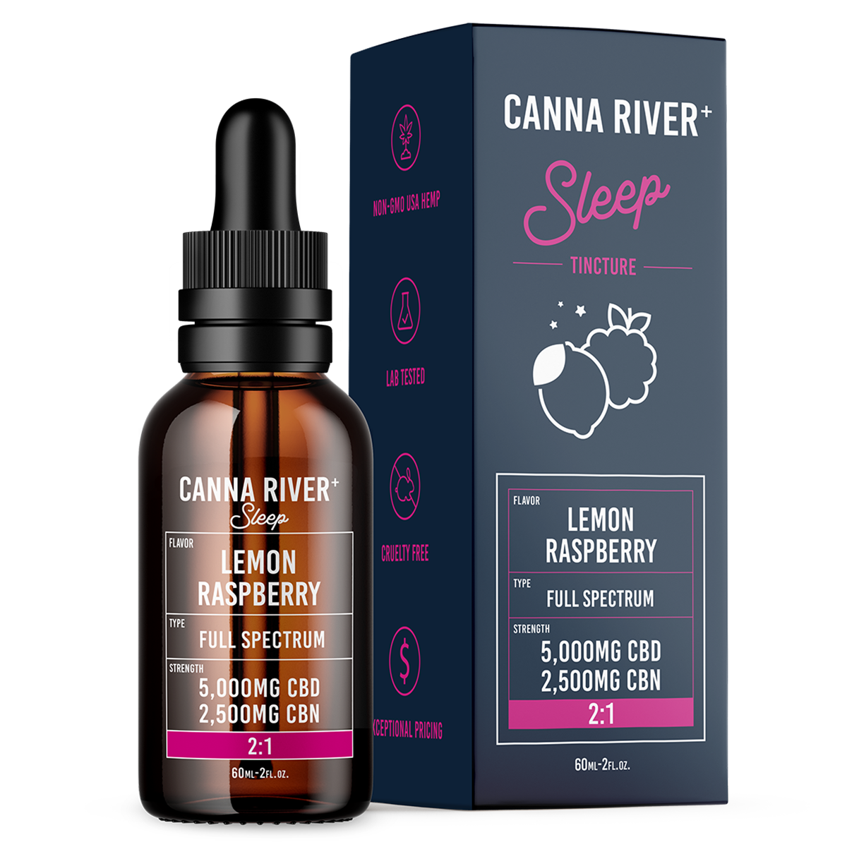 Canna River CBD Tincture Full Spec Mixed Ratio