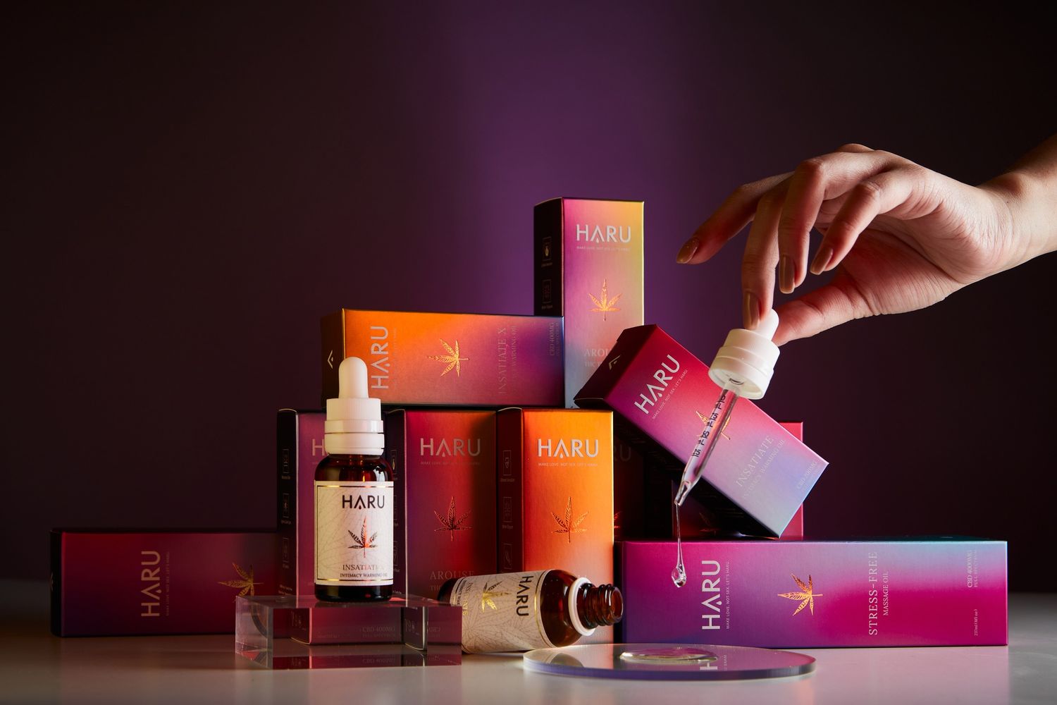 Haru CBD Insatiate Intimacy Warming Oil 200mg