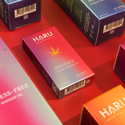 Haru CBD Insatiate Intimacy Warming Oil 120mg 6 pack