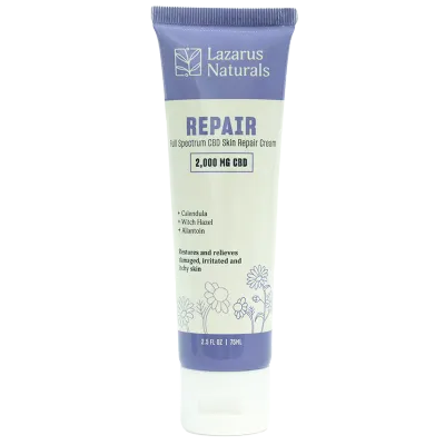 Lazarus CBD Skin Repair Cream 2000mg