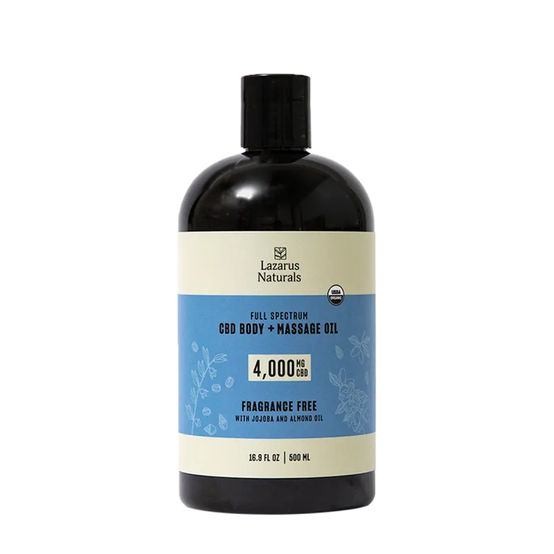 Lazarus Massage Oil 4000mg