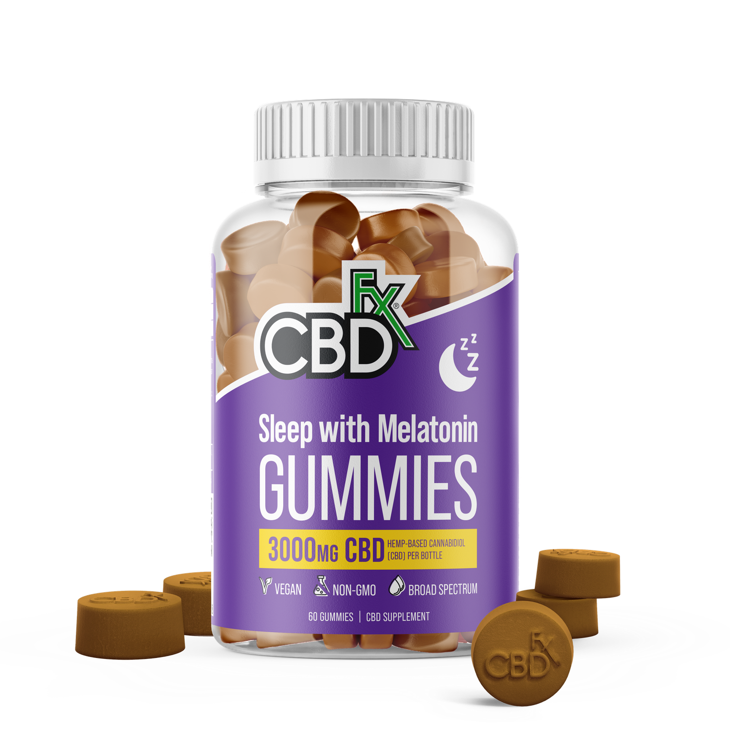CBDfx CBD Gummy 1500mg 60pcs