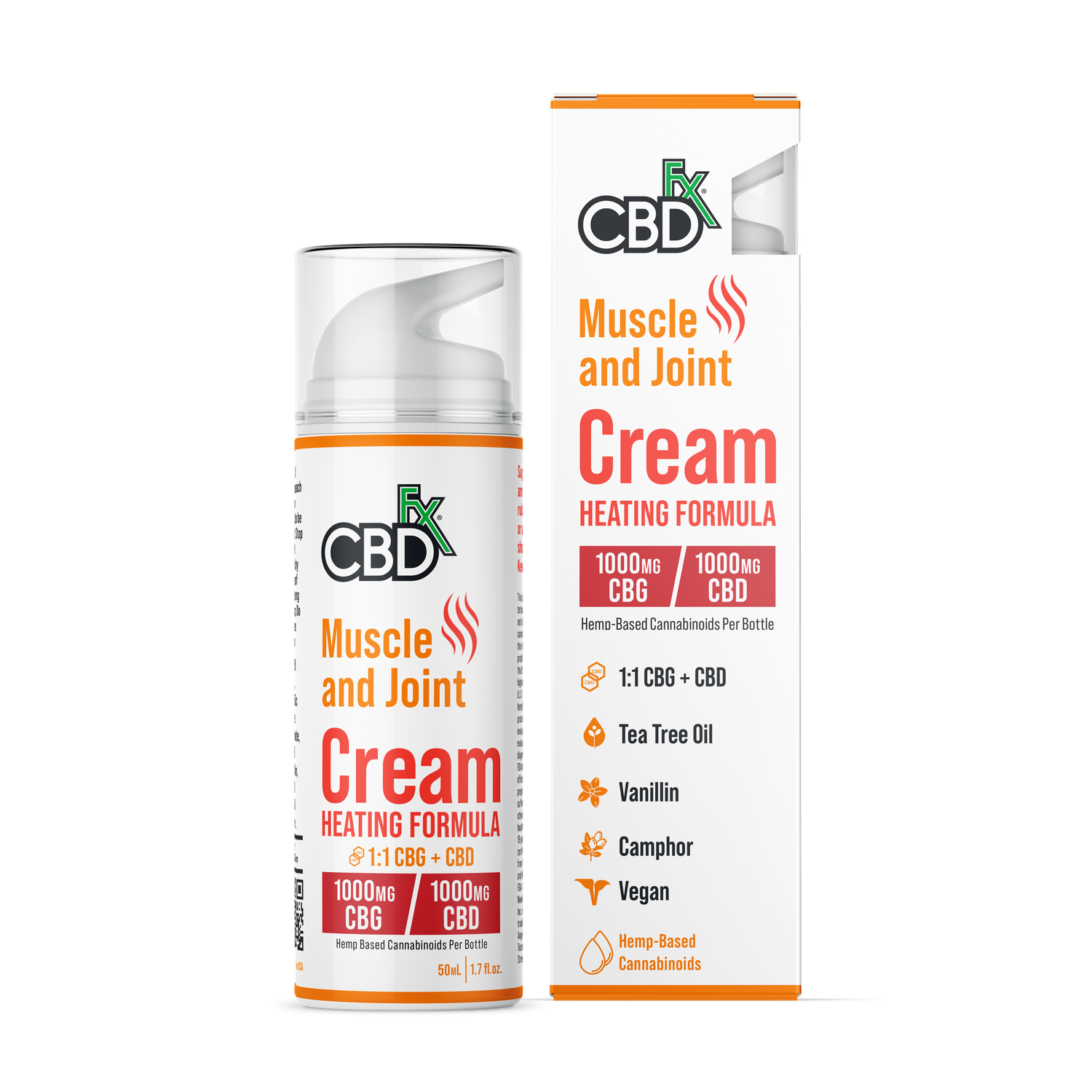 CBDFX CBG CBD 1:1 Cream 50ml 