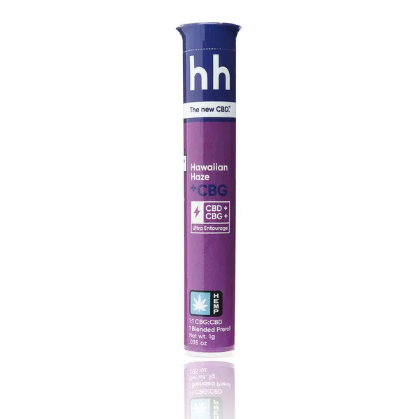 Hhemp CBG + CBD flower Preroll 1G