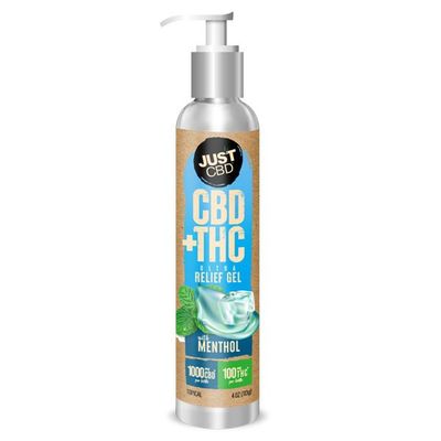 Just CBD CBD THC Gel 1000/100mg  4oz