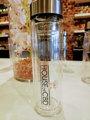 House Tea Infused Glass Bottle