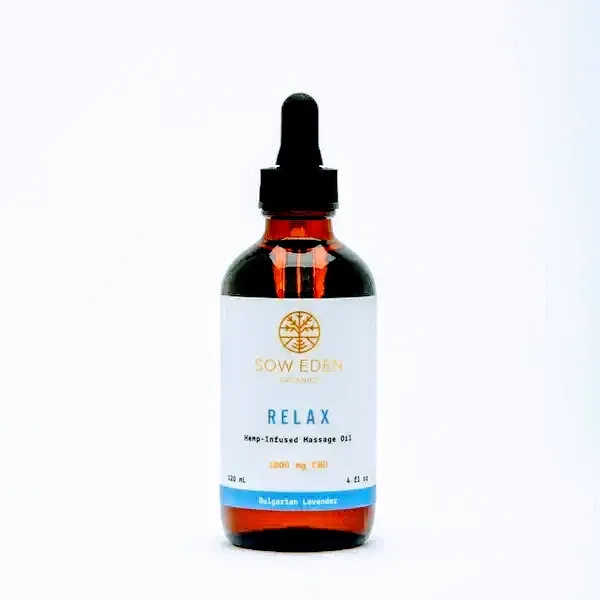 Sow Eden Relax Massage Oil Lavender 