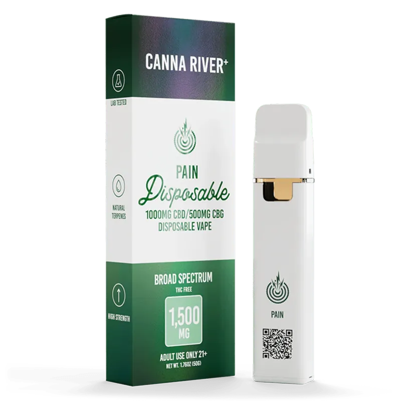Canna River Broad Spectrum Disposable 2G for Pain or Sleep