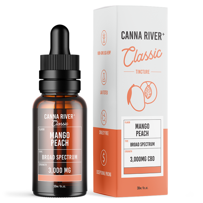 Canna River CBD Tincture Classic Broad Spectrum 