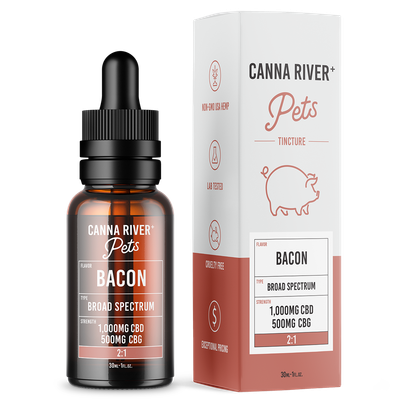 Canna River CBD CBG Pet Tincture 1000/500mg Canna River CBD CBG Pet Tincture 1000/500mg