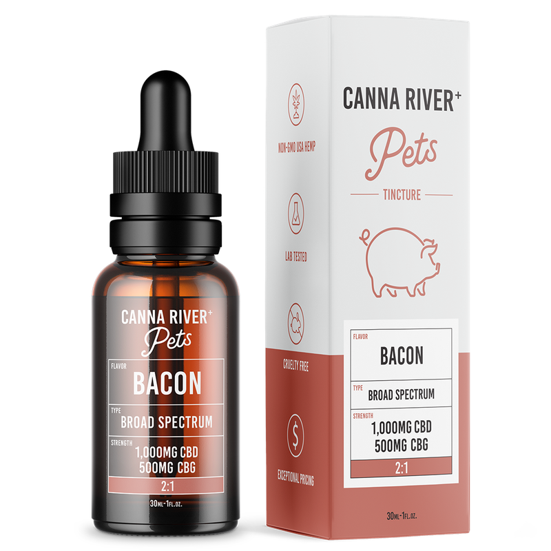 Canna River CBD CBG Pet Tincture 1000/500mg