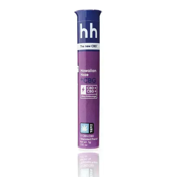 Hhemp CBG + CBD flower Preroll 1G