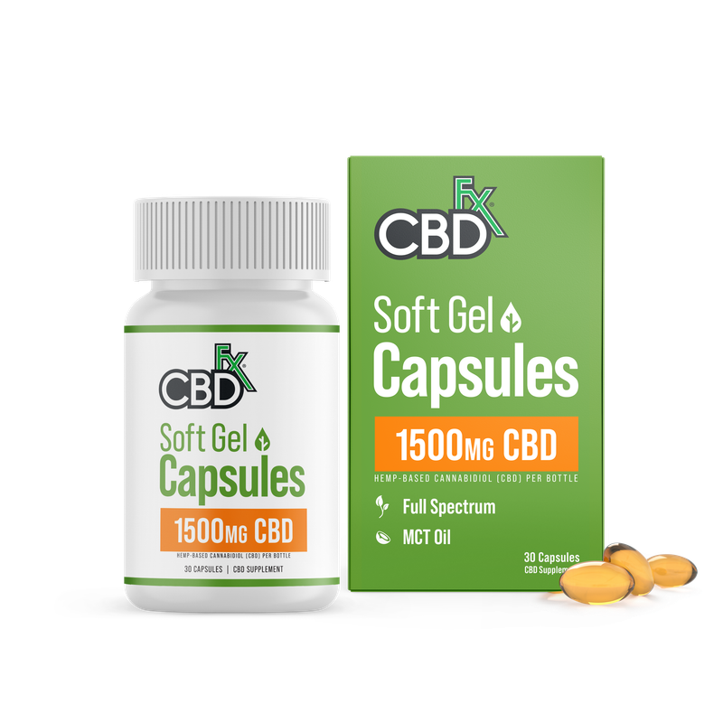 CBDFX Full Spectrum Capsule CBD + Delta 9 