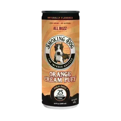 CBD Living Smoking Dog 25mg THC Selzer