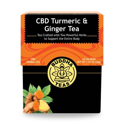 Buddha Teas CBD 18 tea bag case 90mg 