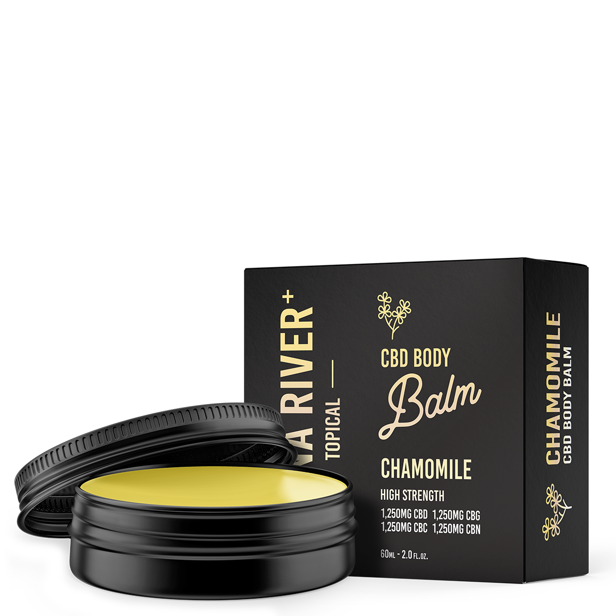 Canna River CBD Balm 1250mg CBD CBG CBC CBN 