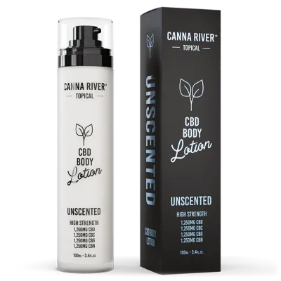 Canna River Body Lotion 1250mg CBD CBG CBC CBN 
