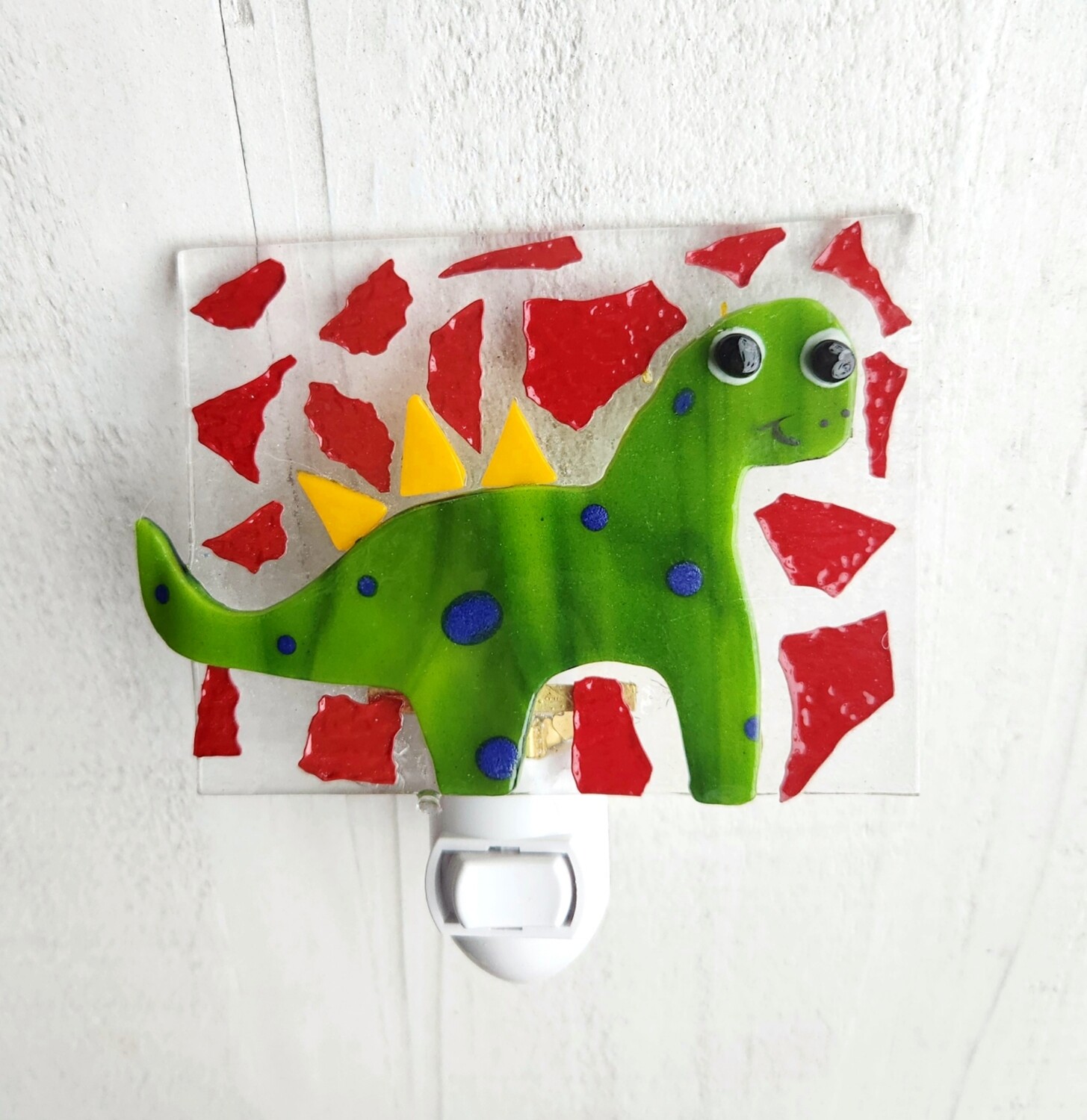 Happy Stegosaurus Dinosaur Nightlight