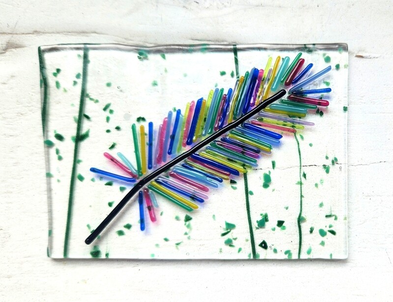 Boho Rainbow Feather Nightlight