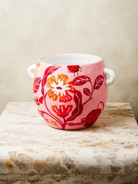 Meadow Planter, Colour: Pink